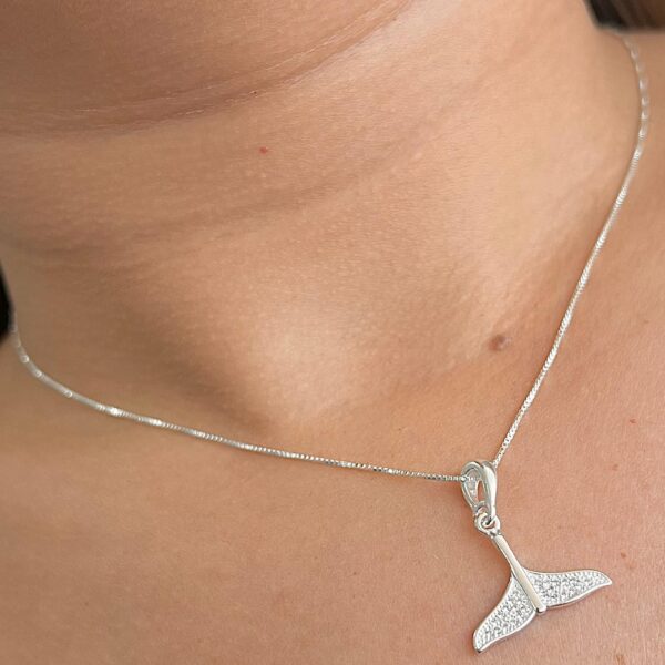 COLAR RABO DE BALEIA - PRATA 925