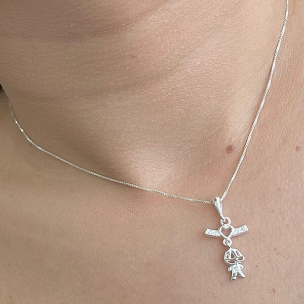 COLAR MENINO -PRATA 925