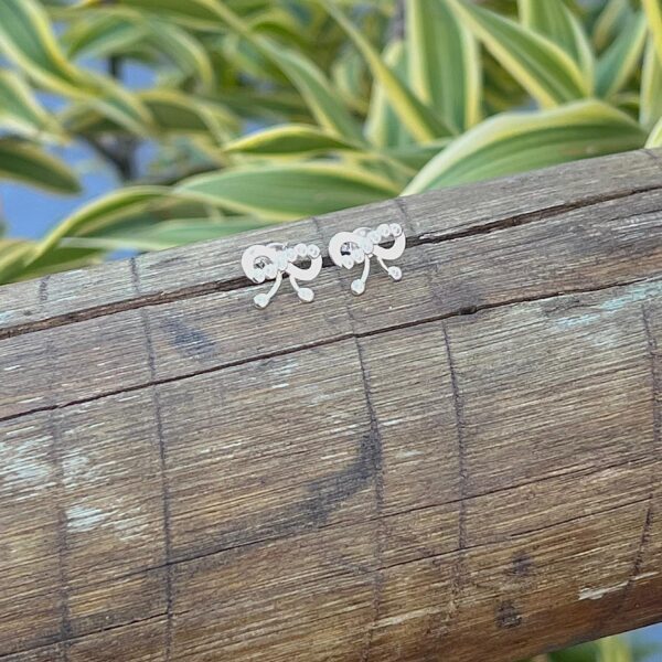 BRINCO LAÇO COM ZIRCÔNIA - PRATA 925