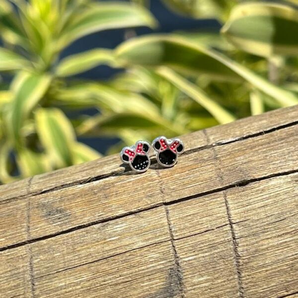 BRINCO INFANTIL MINNIE - PRATA 925