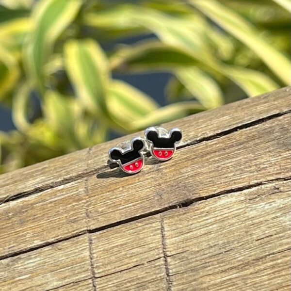 BRINCO INFANTIL MICKEY - PRATA 925