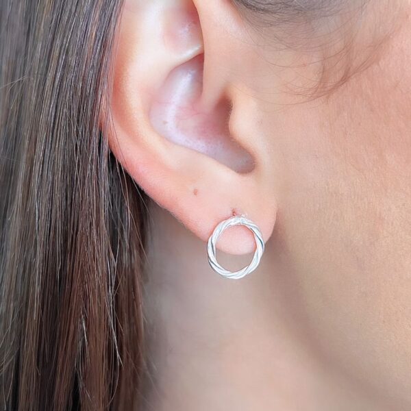 BRINCO TRANÇADO - PRATA 925