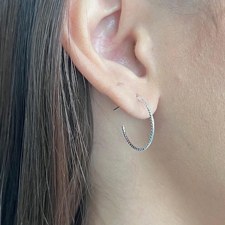 ARGOLA REDONDA- PRATA 925