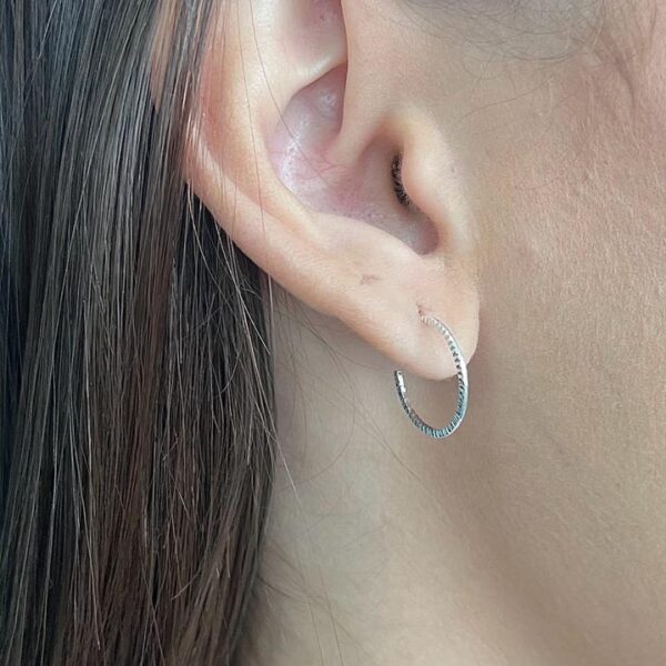 ARGOLA REDONDA- PRATA 925