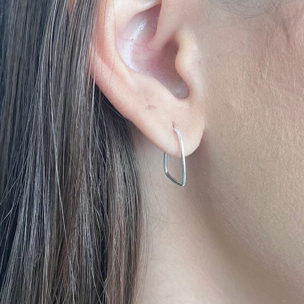 ARGOLA ABSTRATA - PRATA 925