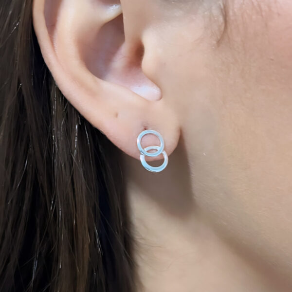 BRINCO CÍRCULOS - PRATA 925