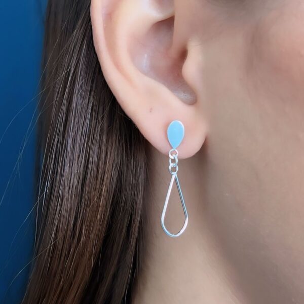 BRINCO GOTA - PRATA 925