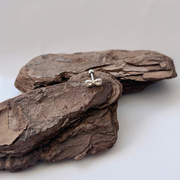 PIERCING ORELHA INFINITO - PRATA 925