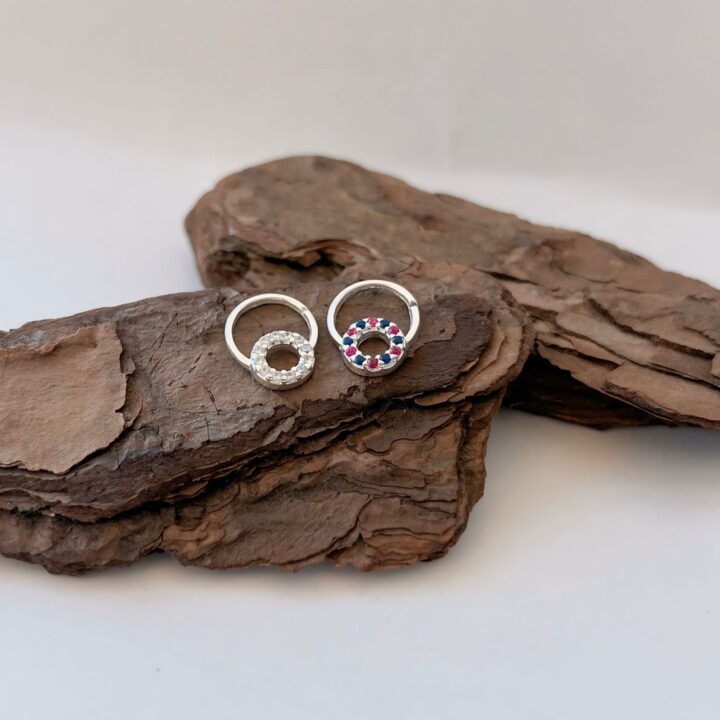 PIERCING ORELHA - PRATA 925