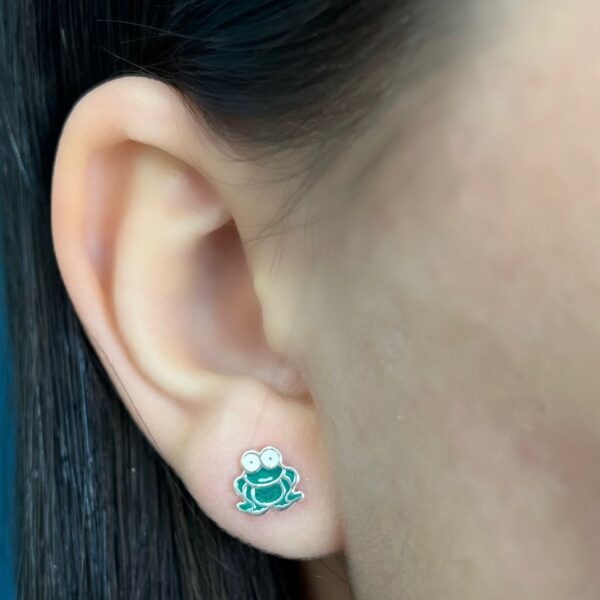 BRINCO INFANTIL SAPO - PRATA 925