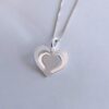 COLAR CORAÇÃO - PRATA 925