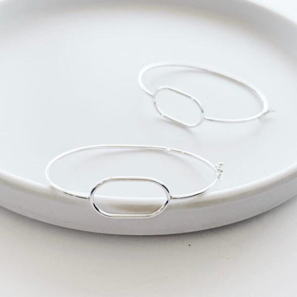 BRACELETE OVAL - PRATA 925