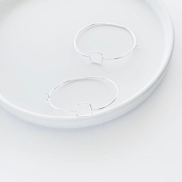 BRACELETE QUADRADO -  PRATA 925