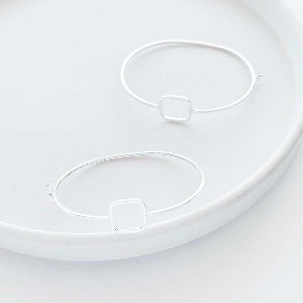 BRACELETE QUADRADO -  PRATA 925