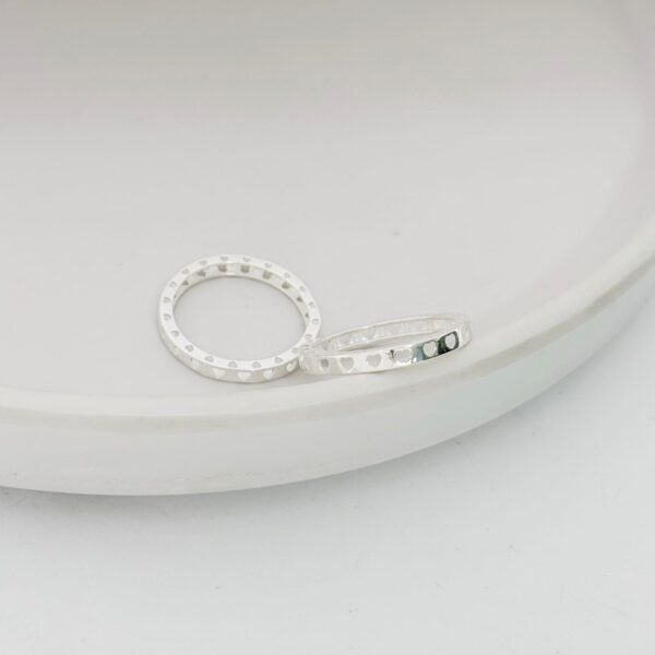 ANEL CORAÇÕES - PRATA 925 - 13