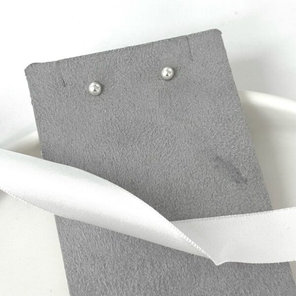 BRINCO BOLINHA - PRATA 925 - 4MM