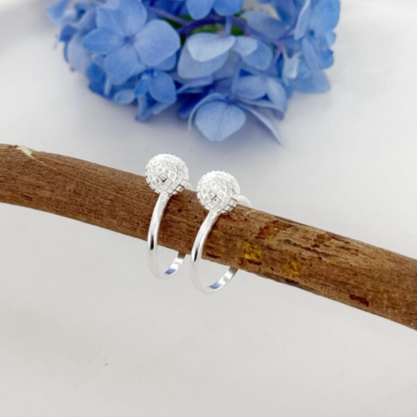 ANEL ESFERA / RENDA ITALIANA - PRATA 925 - 21