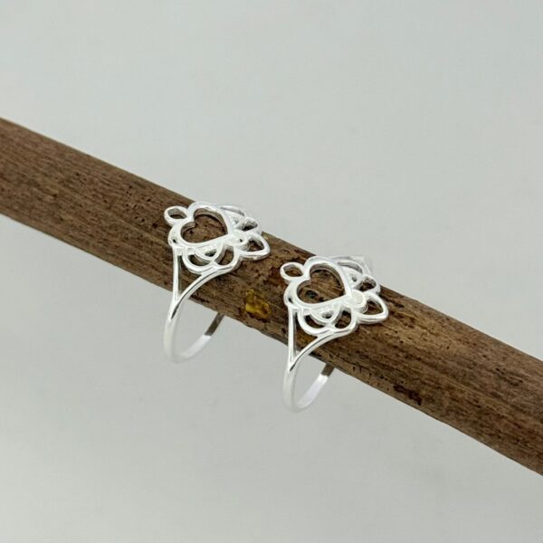 ANEL CORAÇÃO - PRATA 925 - 17