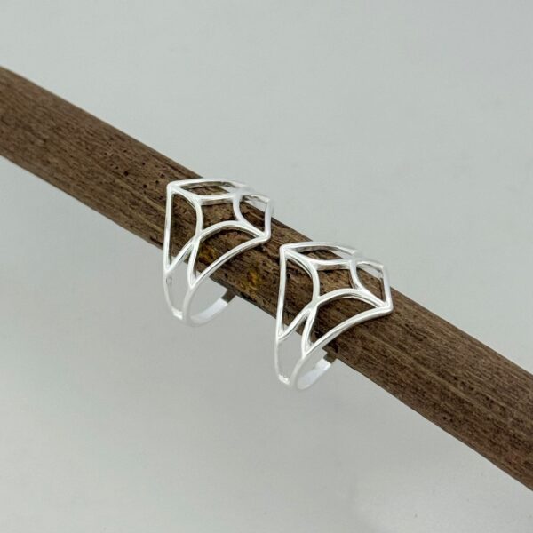 ANEL ABSTRATO - PRATA 925