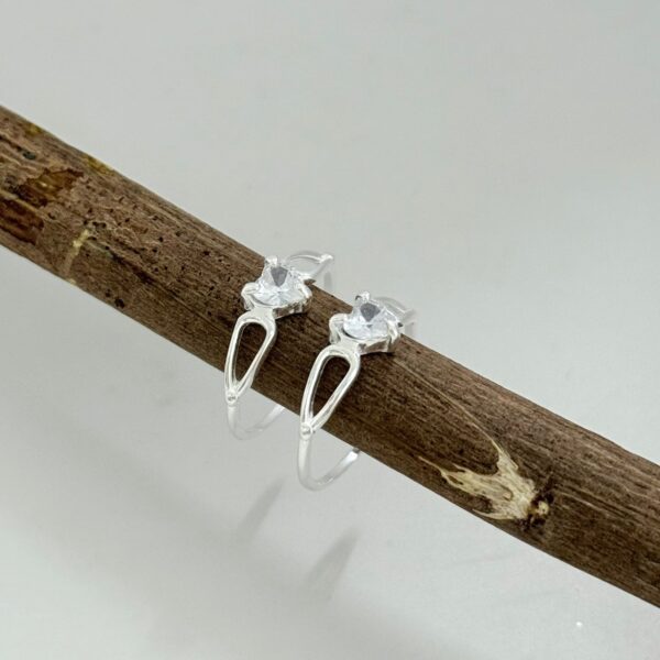 ANEL CORAÇÃO - PRATA 925 - 17