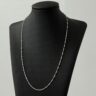 COLAR FIO SINGAPURA / 50 CM - PRATA 925