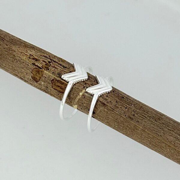 ANEL SETAS - PRATA 925 - 22