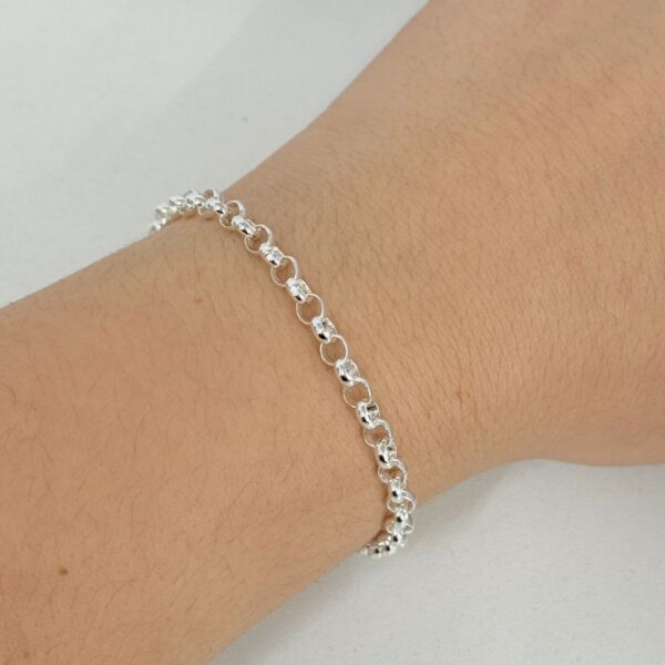 PULSEIRA ELO PORTUGUÊS - PRATA 925