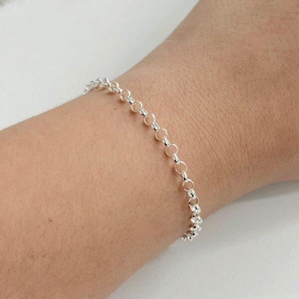 PULSEIRA ELO PORTUGUÊS - PRATA 925
