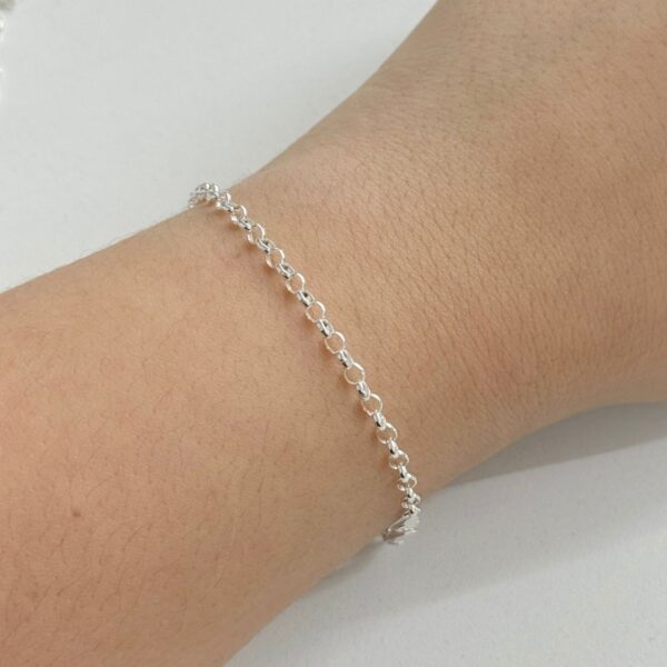 PULSEIRA ELO PORTUGUÊS - PRATA 925