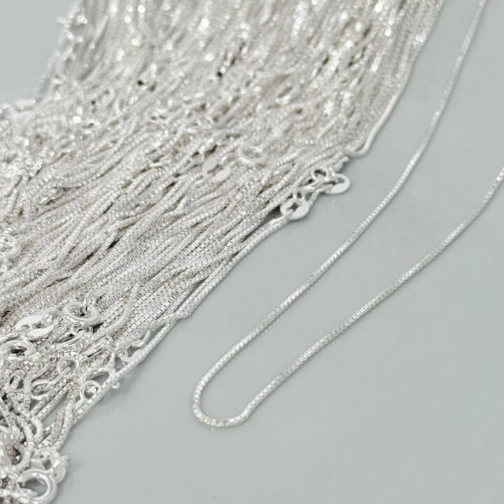 COLAR FIO VENEZIANA 15 / 70 CM - PRATA 925