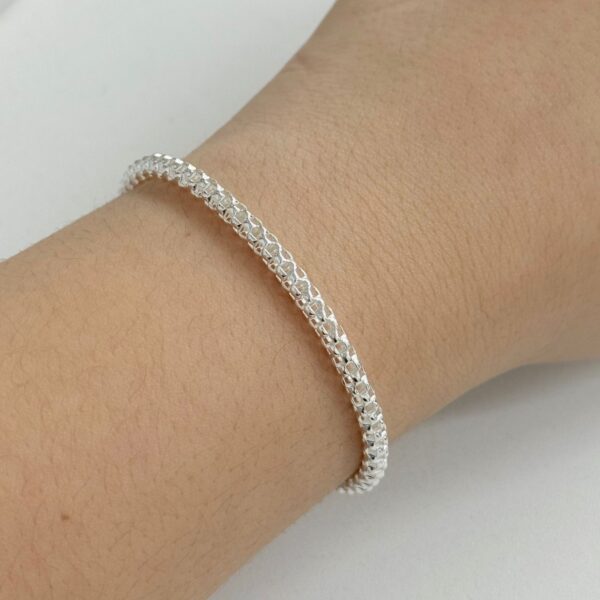 PULSEIRA PIPOCA - PRATA 925