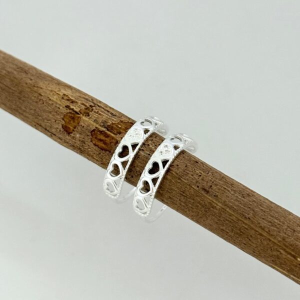 ANEL CORAÇÕES - PRATA 925 - 13