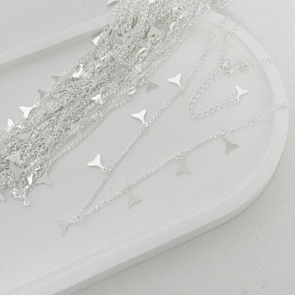CHOKER RABO DE BALEIA - PRATA 925