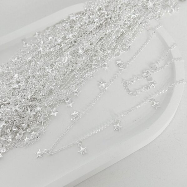 CHOKER ESTRELAS - PRATA 925