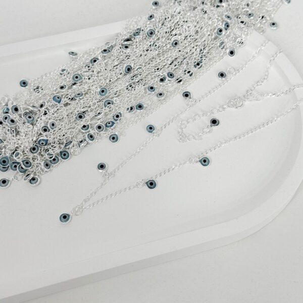 CHOKER OLHO GREGO - PRATA 925