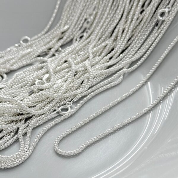 COLAR PIPOCA / 40 CM - PRATA  925