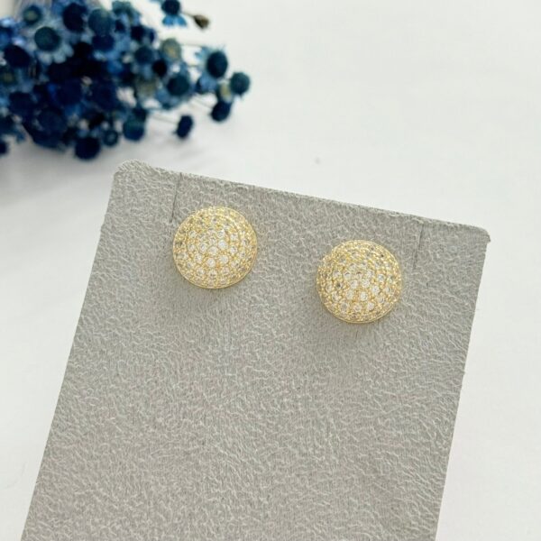 BRINCO REDONDO - FOLHEADO OURO 18K
