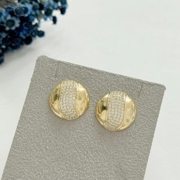 BRINCO REDONDO - FOLHEADO OURO 18K