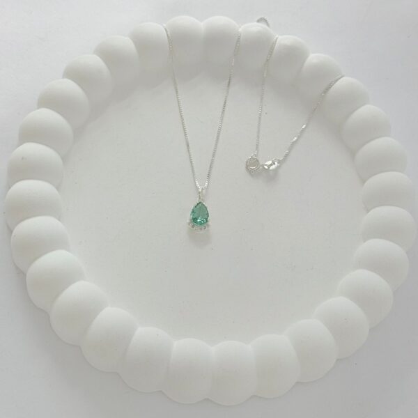 COLAR COLORS - PRATA 925 - Turmalina