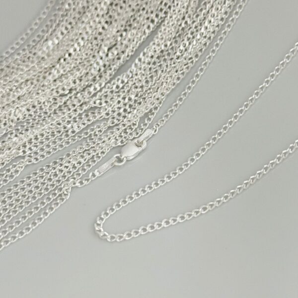 CORRENTE GRUMET / 70 CM - PRATA 925