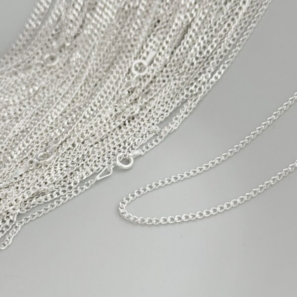 CORRENTE GRUMET / 70 CM - PRATA 925