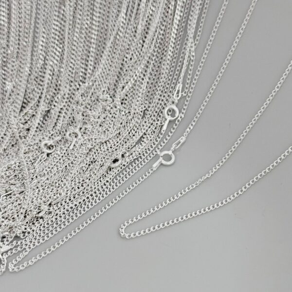 CORRENTE GRUMET / 70 CM - PRATA 925