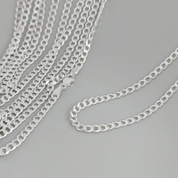 CORRENTE GRUMET / 60 CM - PRATA 925