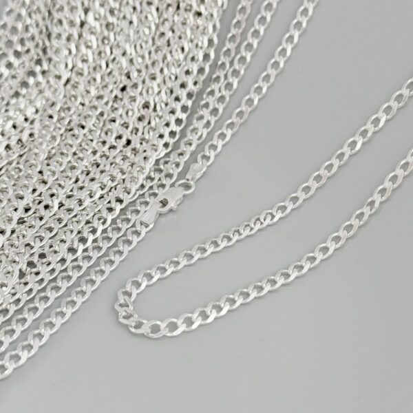 CORRENTE GRUMET / 70 CM - PRATA 925