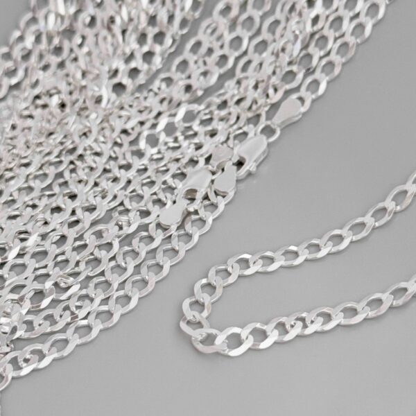 CORRENTE GRUMET / 70 CM - PRATA 925