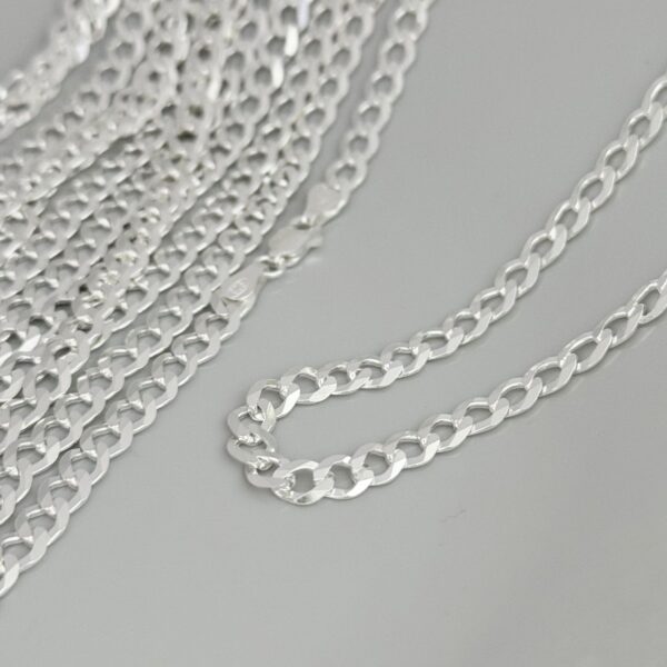 CORRENTE GRUMET / 60 CM - PRATA 925