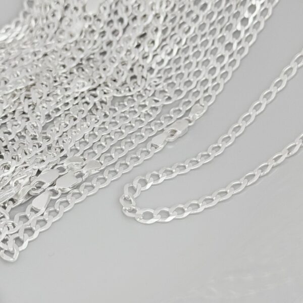 CORRENTE GRUMET  / 70 CM - PRATA 925