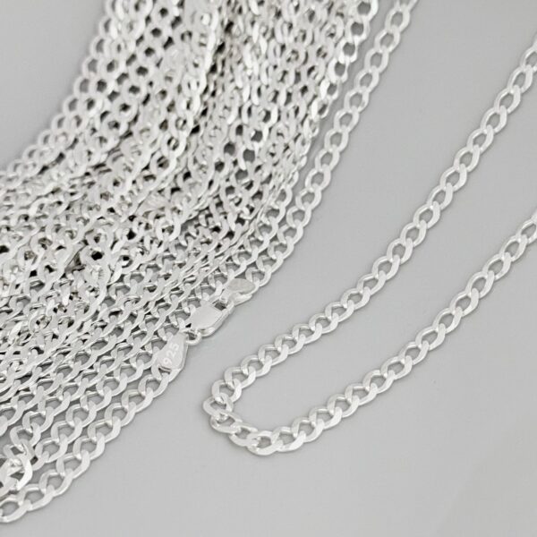 CORRENTE GRUMET  / 70 CM - PRATA 925
