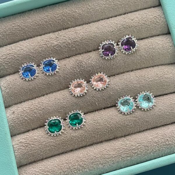 BRINCO COLORS ANA - PRATA 925