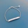 15227458051-ssf2.jpg PULSEIRA PLAQUINHA GRATIDÃO - PRATA 925